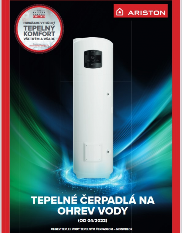 ARISTON - tepelné čerpadlá na ohrev vody