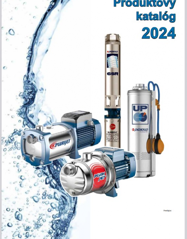 Produktový leták čarpadiel a príslušesnstva