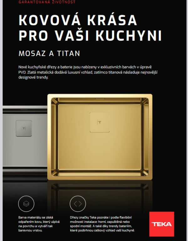 TEKA kovová krása